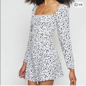 Reformation Rosalie Floral Dress